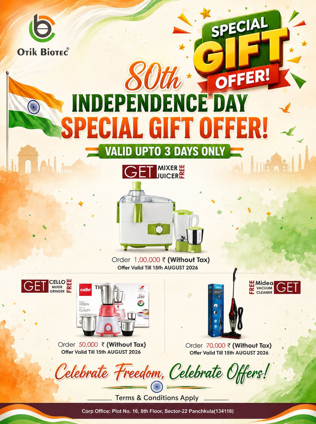 AZADI KA JASHN, GIFT KE SAATH! 🎁